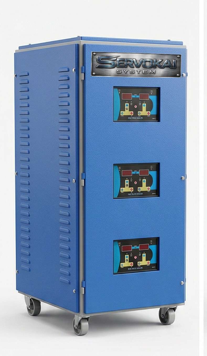 3 Phase Air Cooled Servo Stabilizer — 40 KVA